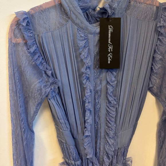 diamond for eden luxury dress (light blue) - Picture 3 of 6